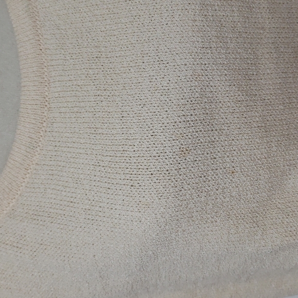 St. John Evening Vtg Pant & Tank Suit Winter Ivory Knit Small sz 2 See Details - Picture 8 of 12
